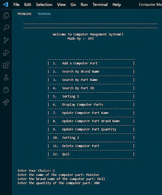 Computer Management System