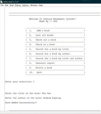 Library Management System